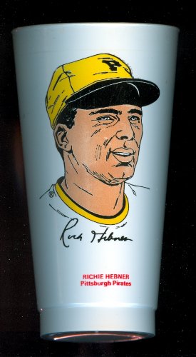 1973 Richie Hebner Pittsburgh Pirates 7 Eleven Baseball Cup