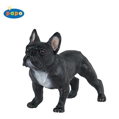 54005 - PAPO Bauernhof - Französische Bulldogge, schwarz