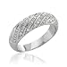 14k White Gold Anniversary Wedding Diamond Ring Band (GH, SI-I, 0.36 carat)
