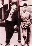 130-138 - Laurel & Hardy movie postcard / mini poster