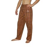メンズ Mens NFL Denver デンバーブロンコスのタータンチェックコットンパジャマパンツBroncos Plaid Cotton Pajama Pants - ダークブルー Dark blue& Orange （サイズ： L)
