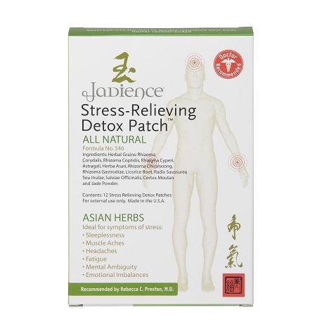Jadience Stress-Relieving Herbal Formulas Detox Patches (Two-week Supply) Restore Your Chi
