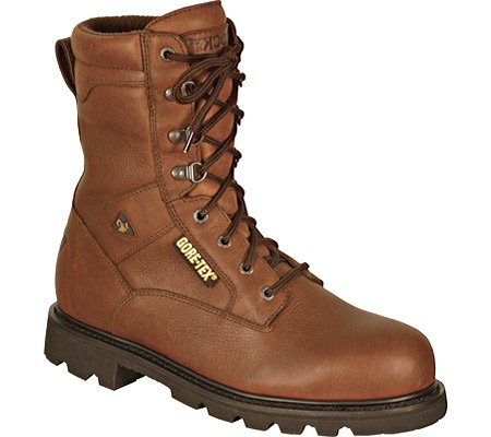 414CeyDYv1L Mens Rocky® GORE TEX® 8 Steel Toe Ranger Boots Brown