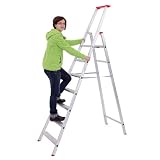 Eurostep Podestleiter Mod. 870 - Stufenanzahl: 4, Holmabmessungen: 45 x 24, Plattformh�he: 0,85, Arbeitsh�he: 2,82von "JosefSteiner"