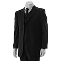 Tessori Milan Collection 3-piece Pinstripe Suit