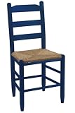Davidson Chair Rush Blue