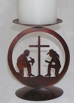Couple Praying Candle Stand