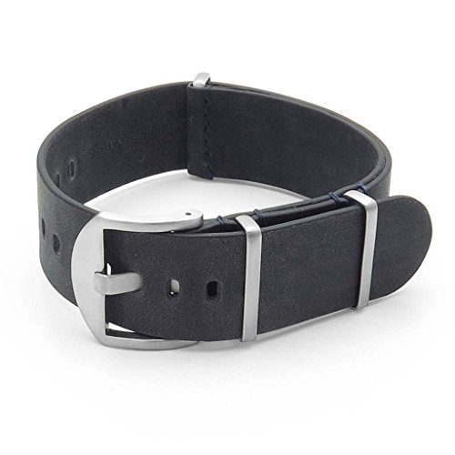 DASSARI Veteran Italian Leather G10 NATO Zulu Watch Strap