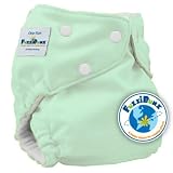FuzziBunz Perfect Size Diaper (Mint, Small) with ** BONUS ** Rockin’ Green Soap and Tooth Tissues!