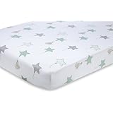 aden + anais classic crib sheet, up, up & away - elephant