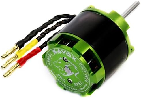 Savöx BSM4750P1200 550 Class Heli Brushless Motor, 47 x 50mm 1200KV