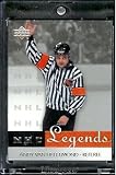 2001 /02 Upper Deck NHL Legends Hockey # 52 Andy Van Hellemond Referee - Mint Condition - In Protective Display Case !