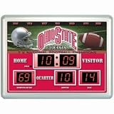 Ohio State Buckeyes Clock - 14''x19'' Scoreboard