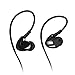 Mixcder SH302 Dual Driver In-ear Earphones Memory Wired Locked-in Stereo Sound Earbuds with Mic Sweatproof Sports Headphones for cell phone PC travel