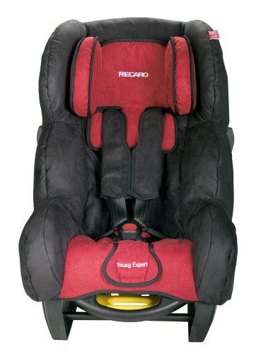 RECARO 6121.20903.66 -Young Expert -  Autokindersitz Gruppe I (9-18 kg), von 9 Monaten bis ca. 4,5 Jahre, Farbe Bellini punched Cherry/Black