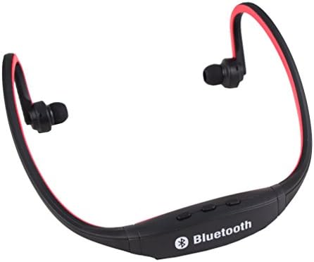 Sports Wireless Bluetooth Headset Headphone Earphone for Cell Phone Iphone Laptop PC (Red)