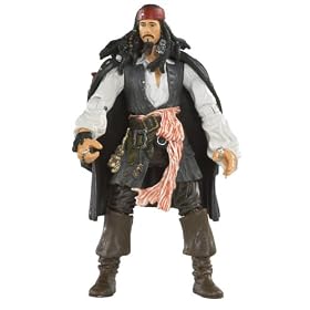 Pirates of the Caribbean 3 - 3 3/4" Figure - Jack Sparrow with Rifle and Removable Coat
