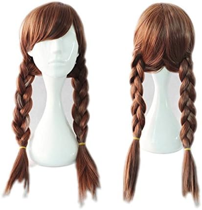 Sswing Costumes High-temperature Resistntant Fiber pigtails Wig(Multicolored,28-40inch,1 of set)