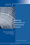 Applying Economics To Institutional Research