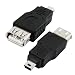 USB A Female to Mini USB B 5 Pin Male Adapter