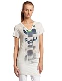 G-star Womens Tyrell V T Short Sleeve Shirt,White,X-Large