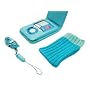 iDelta - 3G BLUE FLIP CASE & FREE BLUE SOCK DEAL FOR APPLE iPOD NANO 3RD GENERATION 4GB 8GB PLAYER + EXCLUSIVE NEW BLUE NECK STRAP
