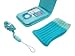 KMS - 3G BLUE FLIP CASE & FREE BLUE SOCK DEAL FOR APPLE iPOD NANO 3RD GENERATION 4GB 8GB PLAYER + EXCLUSIVE NEW BLUE NECK STRAP