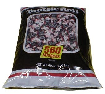 Tootsie Rolls Midgees Candy 400 count