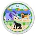 Olive Kids - Wild Animals Clock (White)