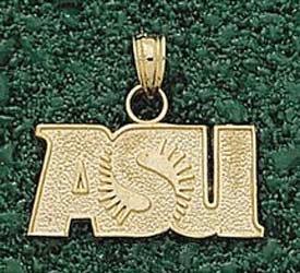 Anderson Jewelry Arizona State Sun Devils Sunburst 3/8 Gold Charm