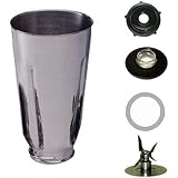 5 cup, stainless steel blender jar, complete. Fits Oster.