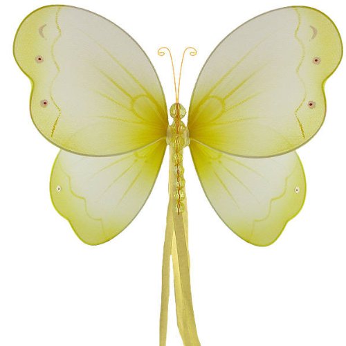 Hanging Nylon Butterfly Decorations - nursery bedroom wedding party shower room decor - 11