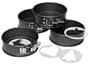 Kaiser Bakeware La Forme Mini Springform Pans, Set of 4 with 4 Holiday Stencils