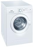 Siemens WM12A163 Frontlader Waschmaschine / AA / 1200 UpM / 5 kg / weiß / Schaumerkennung / Mehrfach-Wasserschutz