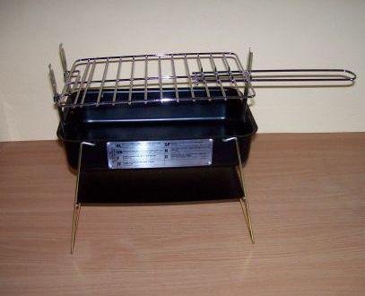 Mini-Picknick-Grill, ideal für Camping und Balkon