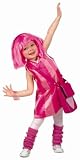 LazyTown Stephanie Costume Age 3-5, Complete Accessory Set
