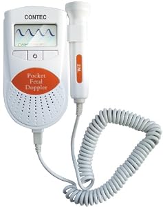 Baby Fetal Doppler .prenatal Heart Monitor . In Orange + Free 250ml Gel