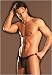Excite Menswear by Fantasy Lingerie Mens Fishnet Thong with Clips Image