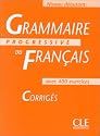 Grammaire Progressive Du Francais: Corriges - Niveau Debutant