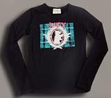 Juicy Couture - New Juicy Couture "Scottie Dog" Graphic Long Sleeve BLACK