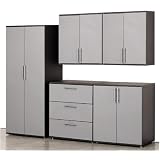 Stack-On Gorta-SET-DS 6-Piece Steel Construction, Ready to Assemble Garage Storage Set