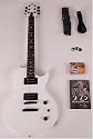 SX GG1K WT White Electric Guitar Package w/Amp Carry Bag  Strap and Instructional DVD 
