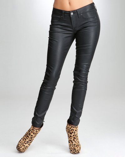 Signature Jeather Skinny Jean - BLACK (29)