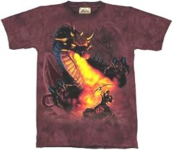 Standoff T-shirt Mens Short Sleeved 100% Cotton Dragon