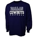 Reebok Dallas Cowboys Navy Blue Practice Long Sleeve T-shirt