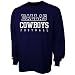 Sporting Goods : Reebok Dallas Cowboys Navy Blue Practice Long Sleeve T-shirt