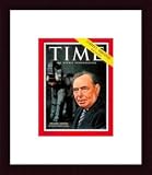 Joseph W. Martin, Jr. / TIME Cover: August 09, 1954, Framed Art Print by TIME Magazine
