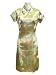 Royal yellow dragon and phoenix dress