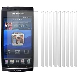 SONY ERICSSON XPERIA ARC S SCREEN PROTECTOR / GUARD / FILM / COVER, 10-IN-1 P...