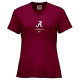 Nike Alabama Crimson Tide Crimson Ladies Classic Logo T-shirt